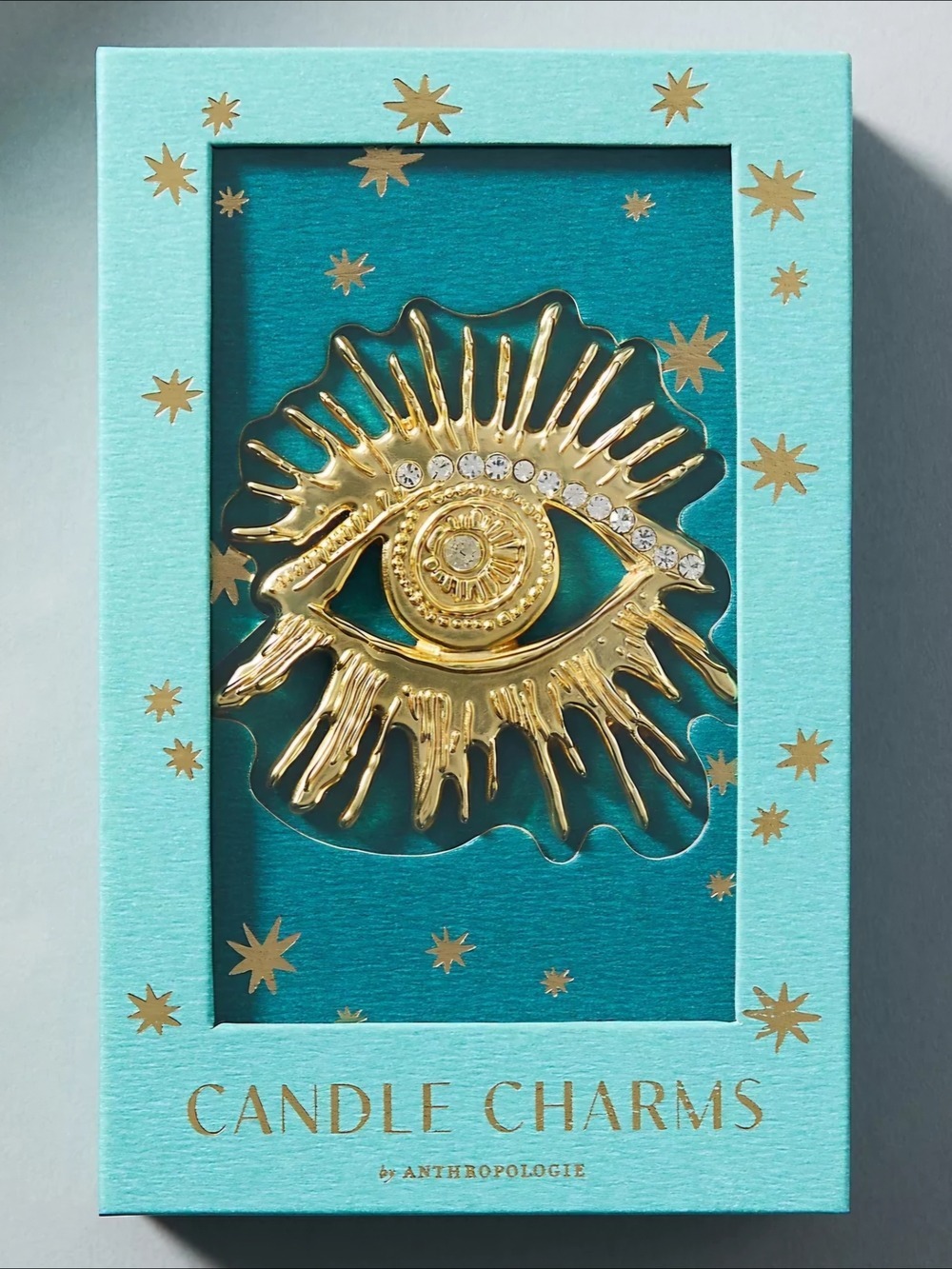 Anthropologie Evil Eye Gold Candle Charm